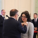 Uroczystość odznaczenia Złotym Krzyżem Zasługi