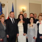 Uroczystość odznaczenia Złotym Krzyżem Zasługi