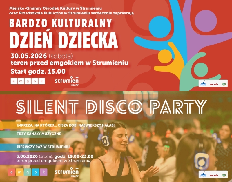 Miejsko-Gminny Ośrodek Kultury w Strumieniu zaprasza na wydarzenia