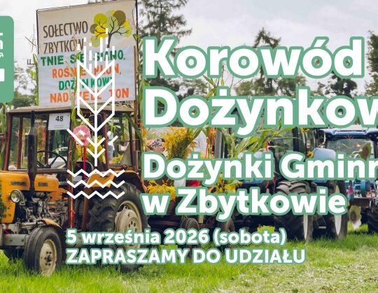 Zapraszamy do udziału w korowodzie dożynkowym