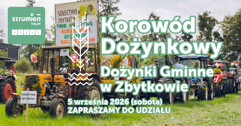 Zapraszamy do udziału w korowodzie dożynkowym